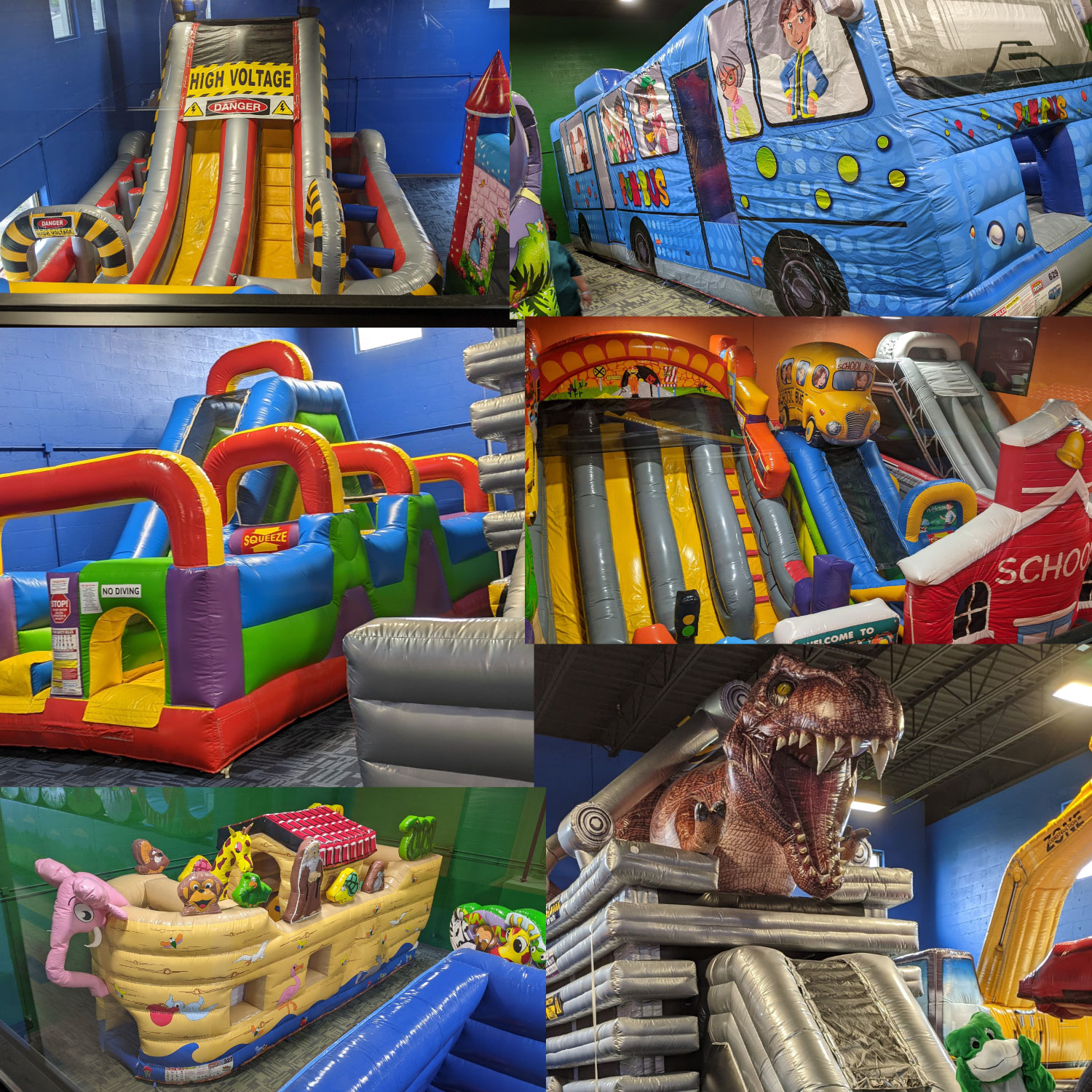 Bouncyland is a Family Activity Entertainment Center For Kids & Children in Muncie, Indiana! Features 15 bounce houses, toddler zone play area, arcade, birthday party hosting, My Plushy Pals where you can create your own stuffed animal, and concessions & dining! There's so many fun things for kids & children to do at Bouncyland in Muncie!