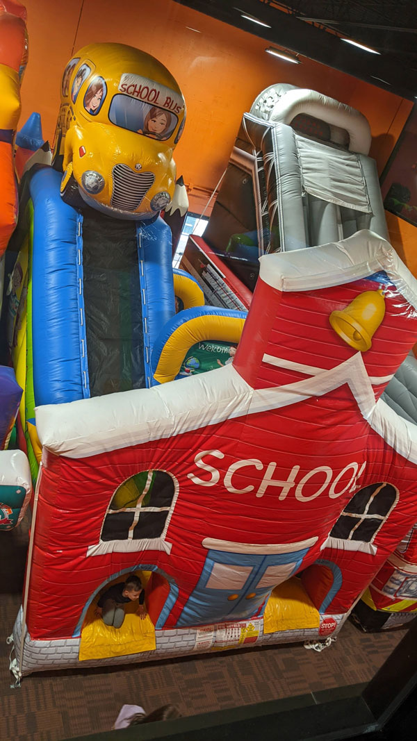 Bouncyland is a Family Activity Entertainment Center For Kids & Children in Muncie, Indiana! Features 15 bounce houses, toddler zone play area, arcade, birthday party hosting, My Plushy Pals where you can create your own stuffed animal, and concessions & dining! There's so many fun things for kids & children to do at Bouncyland in Muncie!