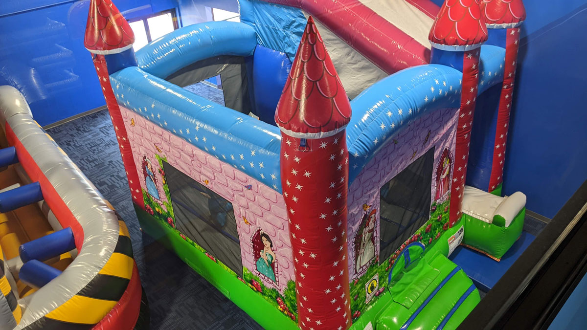 Bouncyland is a Family Activity Entertainment Center For Kids & Children in Muncie, Indiana! Features 15 bounce houses, toddler zone play area, arcade, birthday party hosting, My Plushy Pals where you can create your own stuffed animal, and concessions & dining! There's so many fun things for kids & children to do at Bouncyland in Muncie!