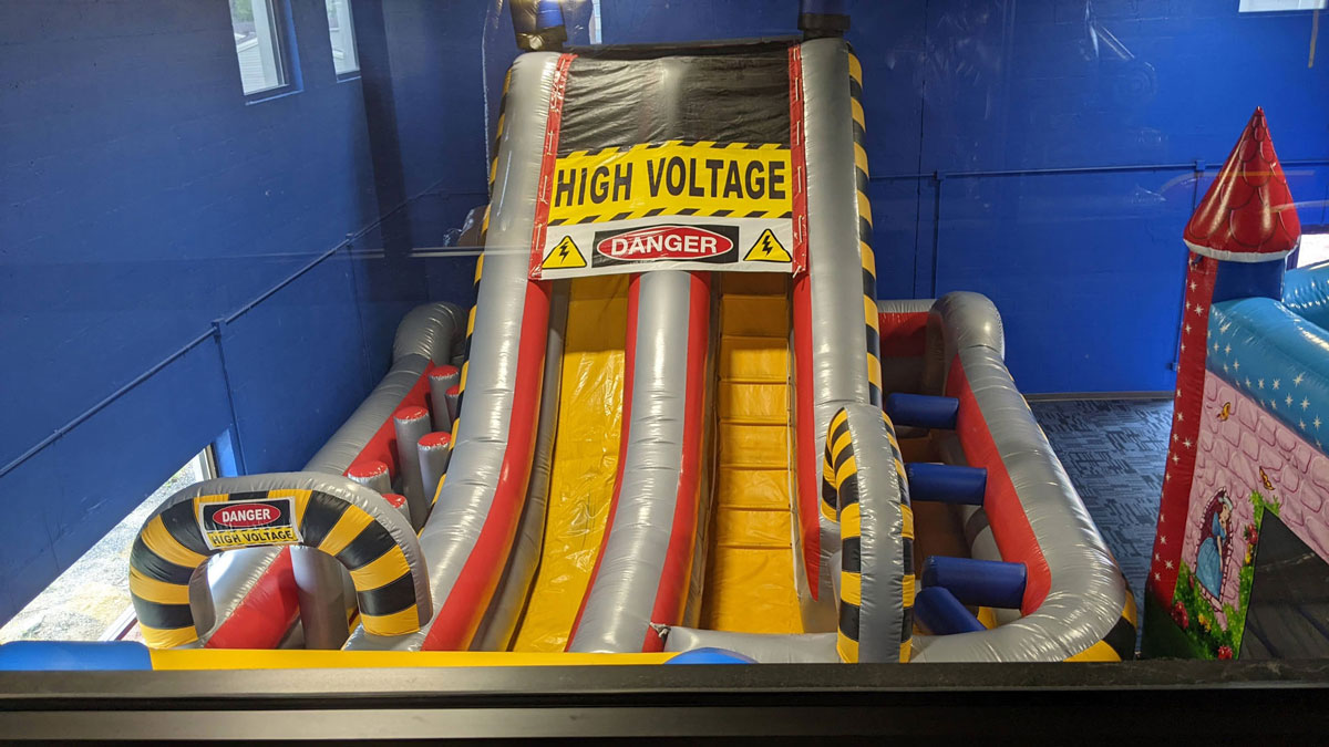 Bouncyland is a Family Activity Entertainment Center For Kids & Children in Muncie, Indiana! Features 15 bounce houses, toddler zone play area, arcade, birthday party hosting, My Plushy Pals where you can create your own stuffed animal, and concessions & dining! There's so many fun things for kids & children to do at Bouncyland in Muncie!