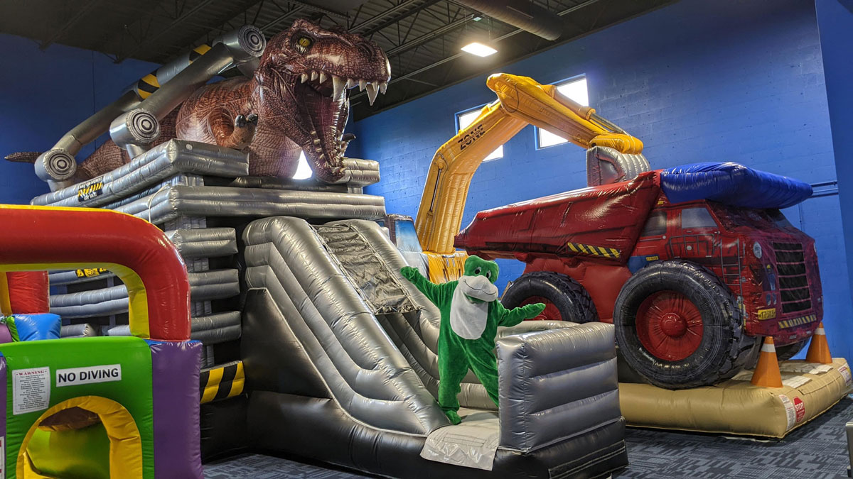 Bouncyland is a Family Activity Entertainment Center For Kids & Children in Muncie, Indiana! Features 15 bounce houses, toddler zone play area, arcade, birthday party hosting, My Plushy Pals where you can create your own stuffed animal, and concessions & dining! There's so many fun things for kids & children to do at Bouncyland in Muncie!