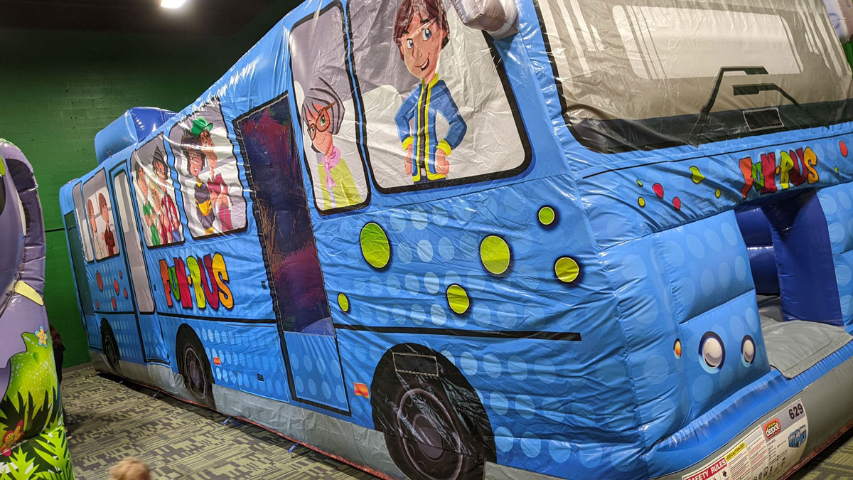 Bouncyland is a Family Activity Entertainment Center For Kids & Children in Muncie, Indiana! Features 15 bounce houses, toddler zone play area, arcade, birthday party hosting, My Plushy Pals where you can create your own stuffed animal, and concessions & dining! There's so many fun things for kids & children to do at Bouncyland in Muncie!