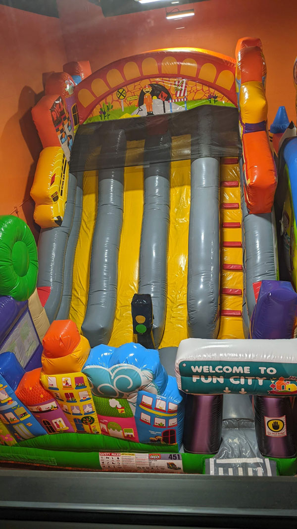 Bouncyland is a Family Activity Entertainment Center For Kids & Children in Muncie, Indiana! Features 15 bounce houses, toddler zone play area, arcade, birthday party hosting, My Plushy Pals where you can create your own stuffed animal, and concessions & dining! There's so many fun things for kids & children to do at Bouncyland in Muncie!