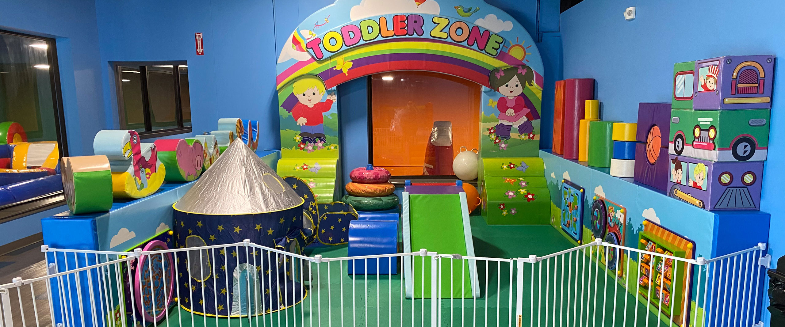 Bouncyland is a Family Activity Entertainment Center For Kids & Children in Muncie, Indiana! Features 15 bounce houses, toddler zone play area, arcade, birthday party hosting, My Plushy Pals where you can create your own stuffed animal, and concessions & dining! There's so many fun things for kids & children to do at Bouncyland in Muncie!